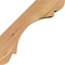 Ekena Millwork 5 1/2"W x 8"D x 8"H Olympic Smooth Knee Brace, Western Red Cedar BRC06X08X08OLY00SWR - alternate 2